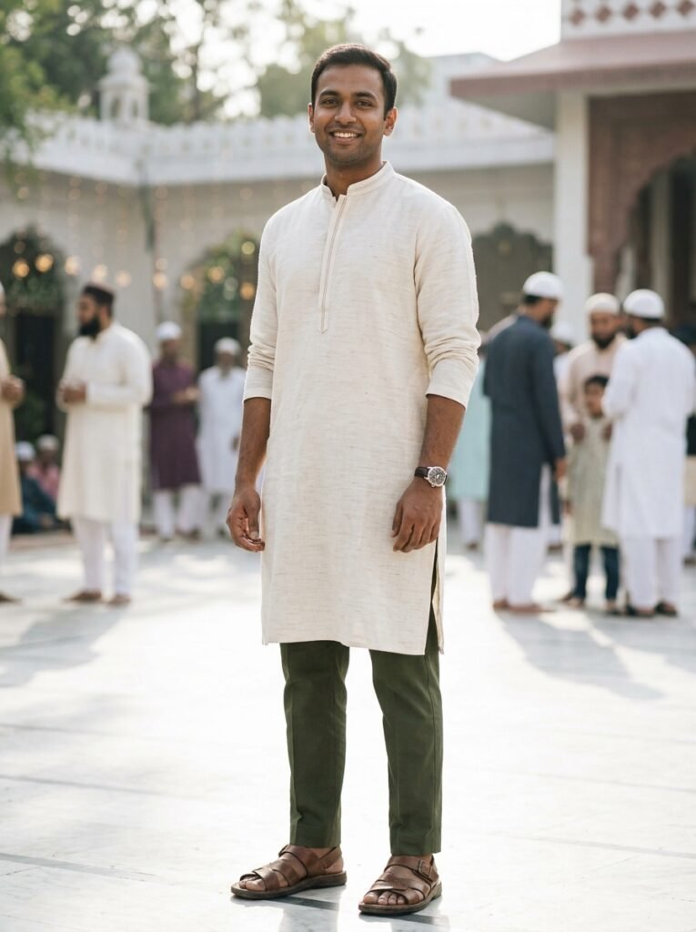Eid outfit ideas men brown skin