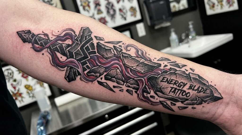Energy Blade Tattoo