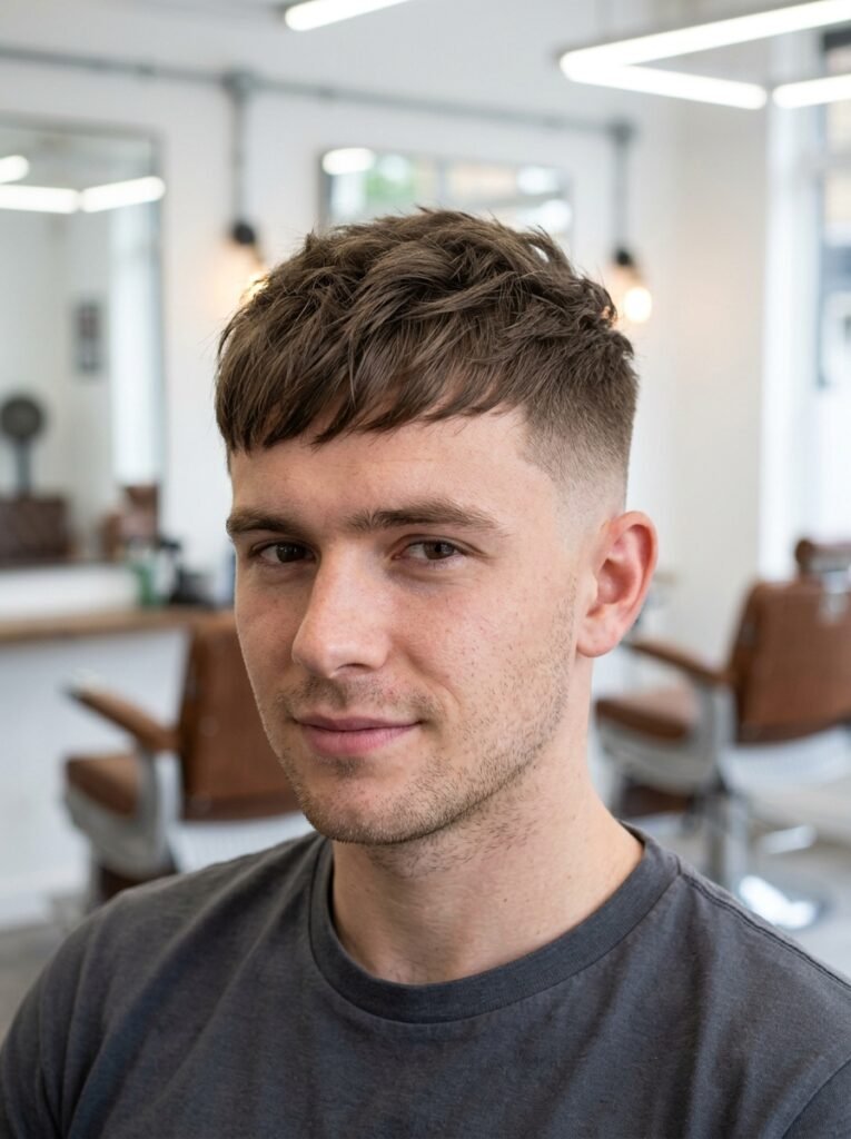 Fine Short Crop With Mid Fade