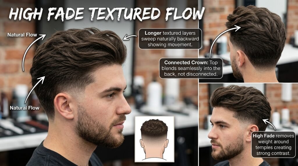 high fade textured flow
