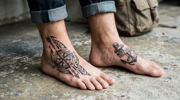 Tattoo Ideas for Men Foot