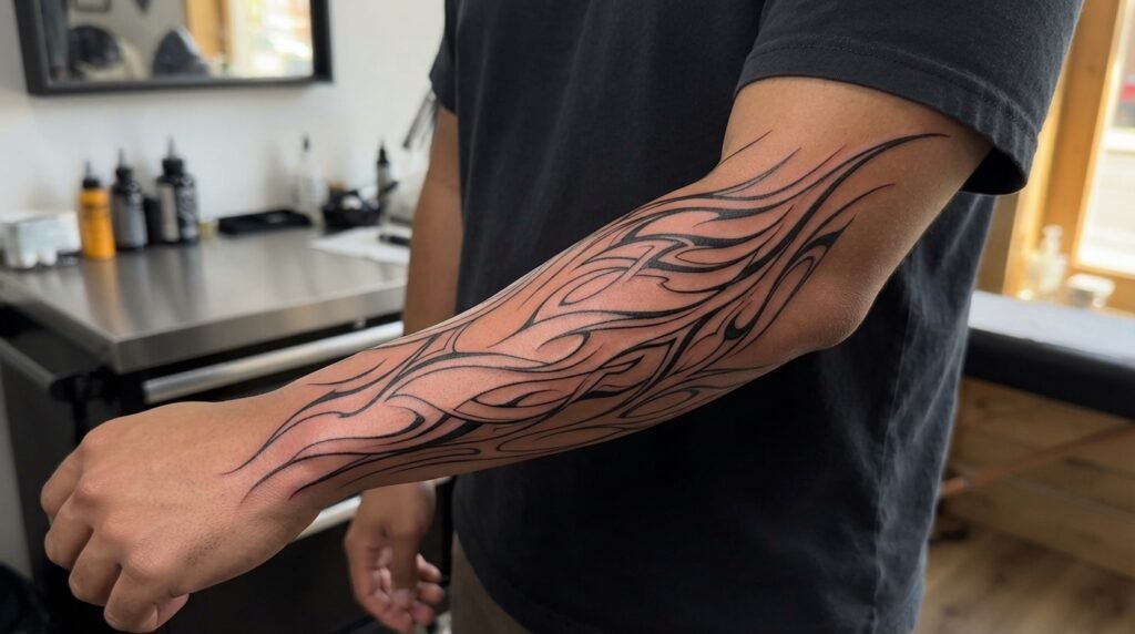 Cybersigilism Arm Tattoo