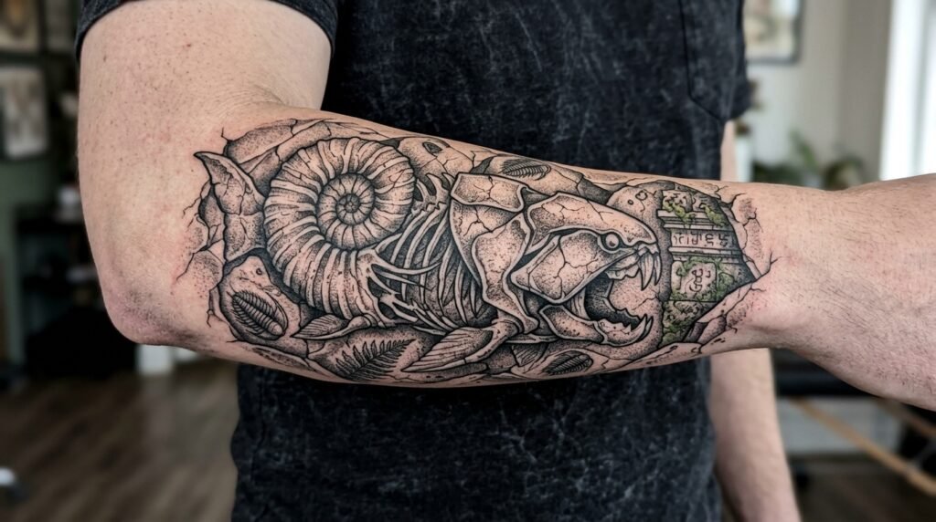 Fossil Pokemon Tattoo