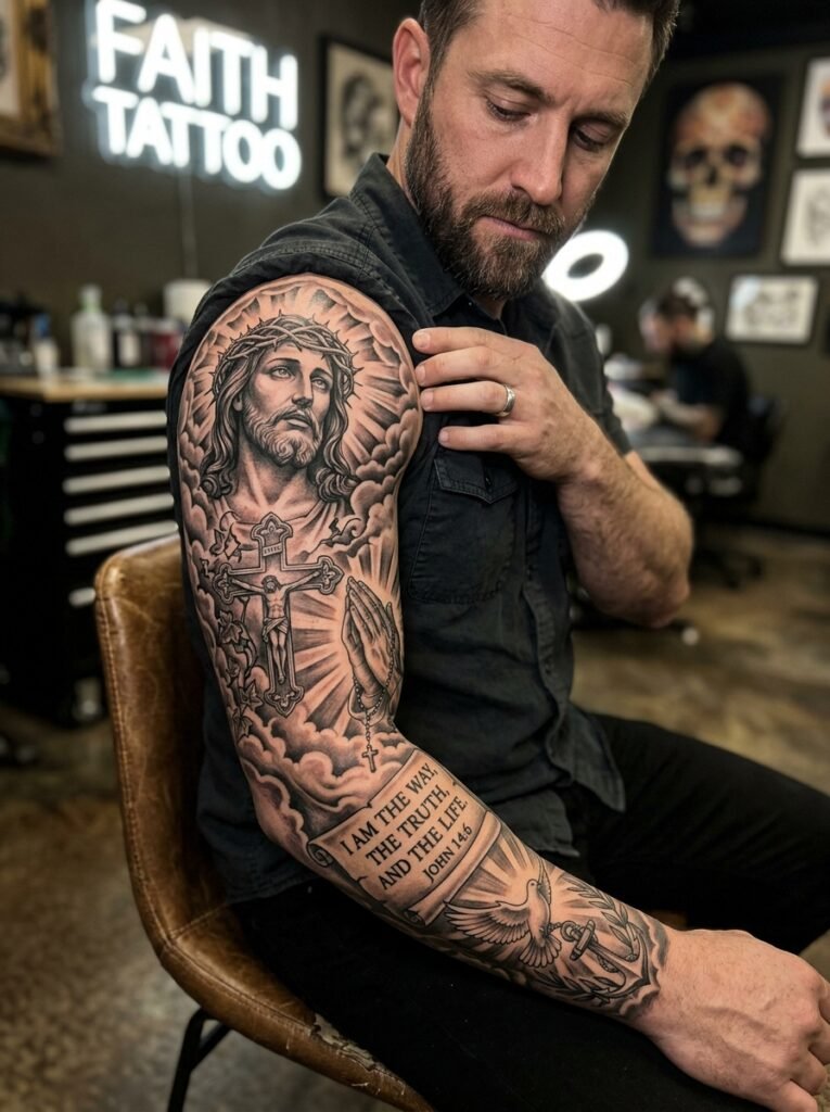 Full Jesus Sleeve