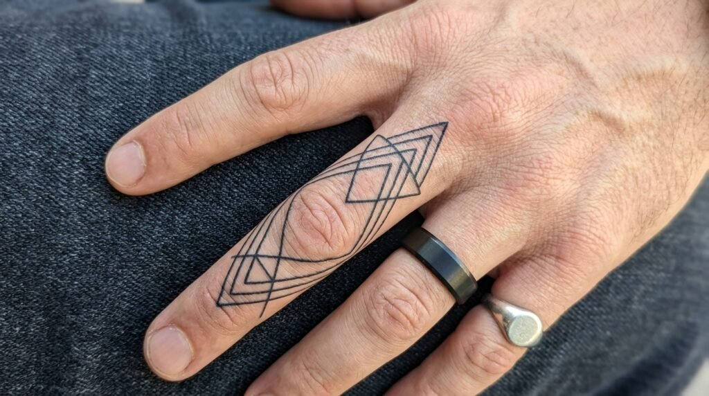 Geometric Finger Lines