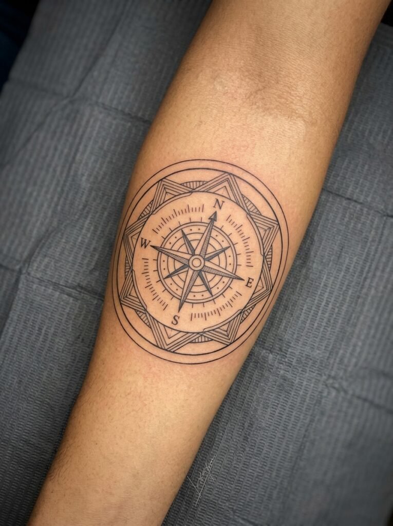 geometric forearm design