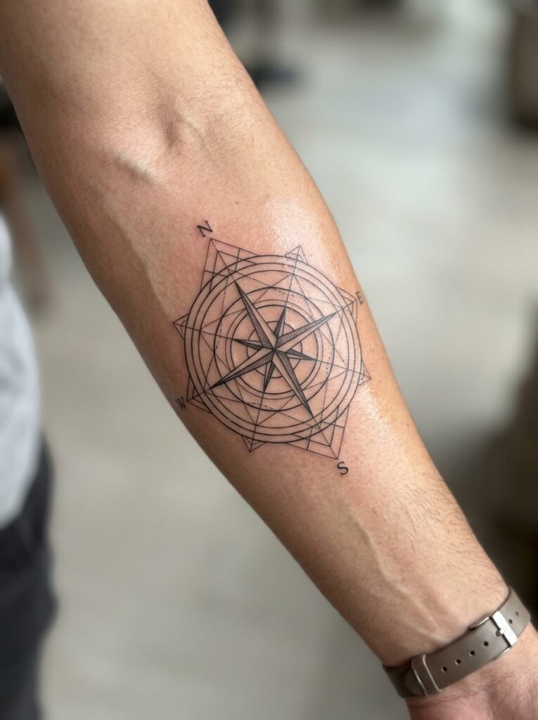 Geometric Compass Built