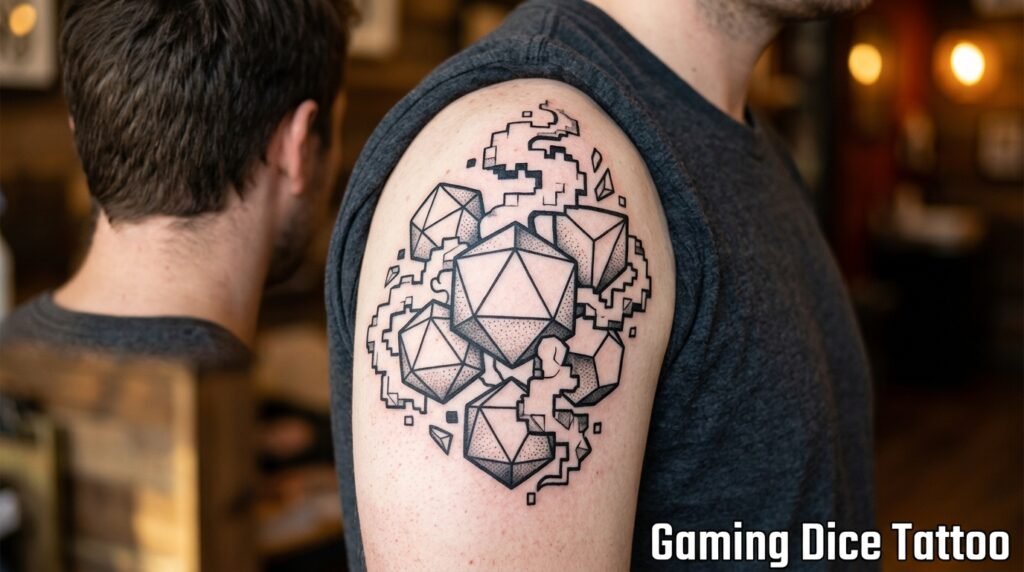 Gaming Dice Tattoo