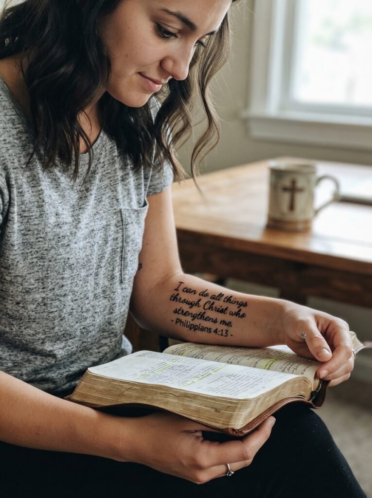 god bible verse tattoo