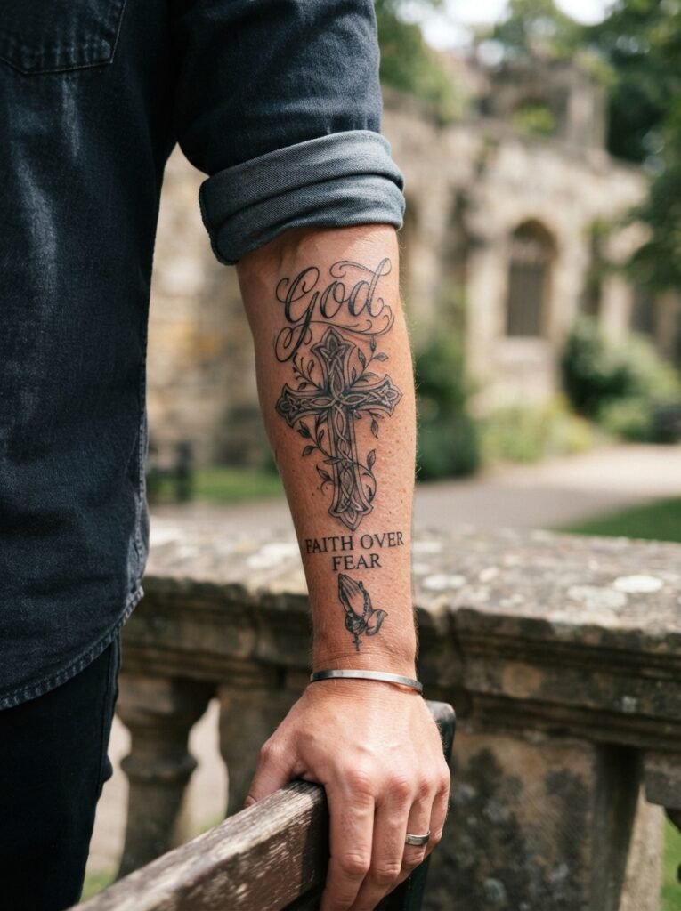 god forearm tattoo ideas