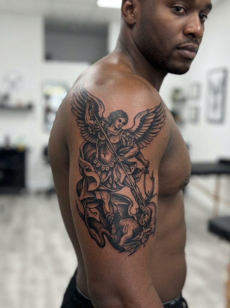 god tattoo ideas for black men