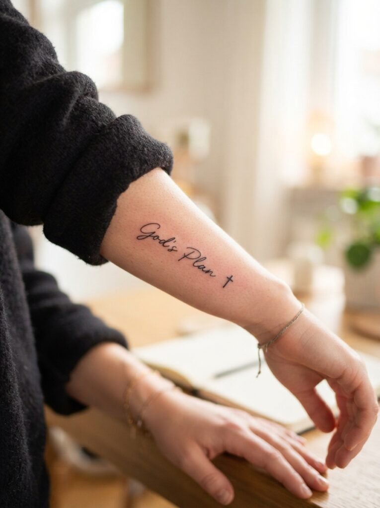 gods plan tattoo idea