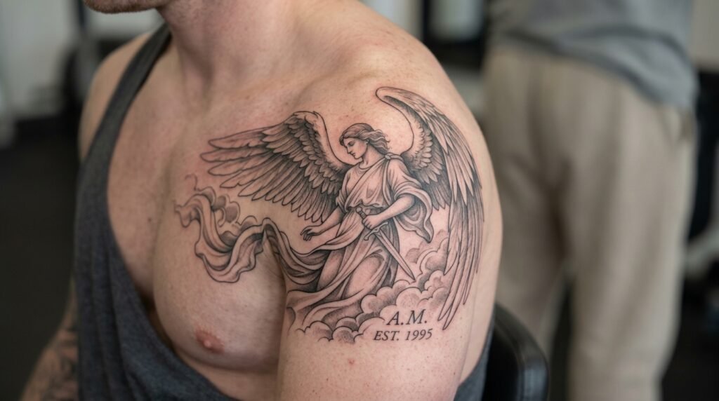 Guardian Angel Tattoo