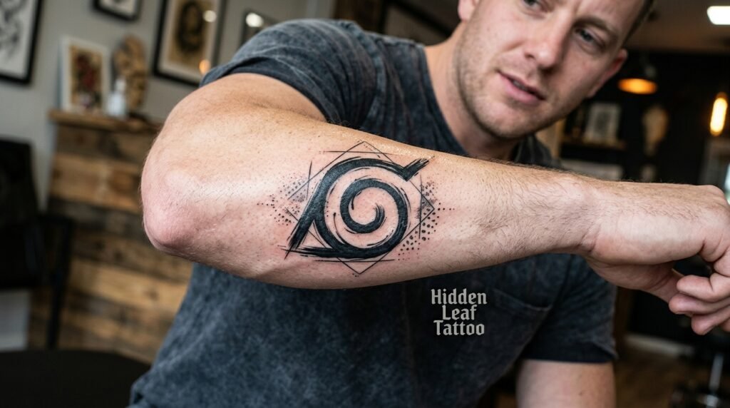Hidden Leaf Tattoo