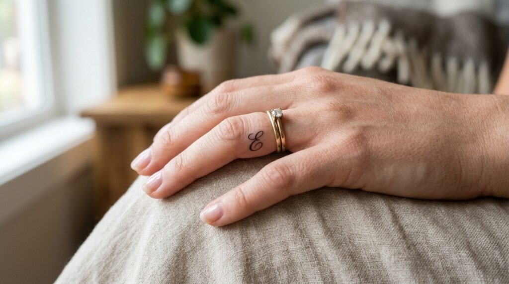 Initial Letter Tattoo