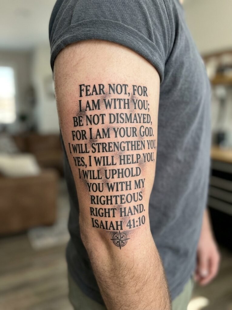 Isaiah 41:10 tattoo