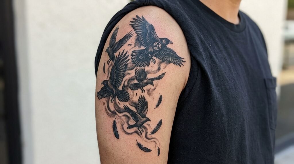 Itachi Crow Tattoo