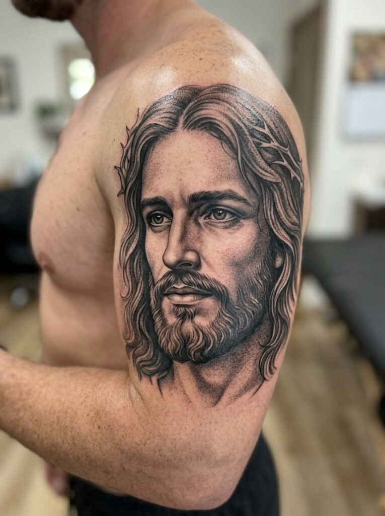 Jesus Face Portrait