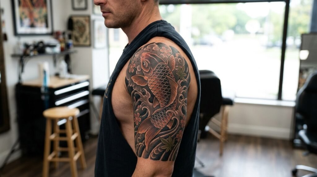 Koi Shoulder Sleeve
