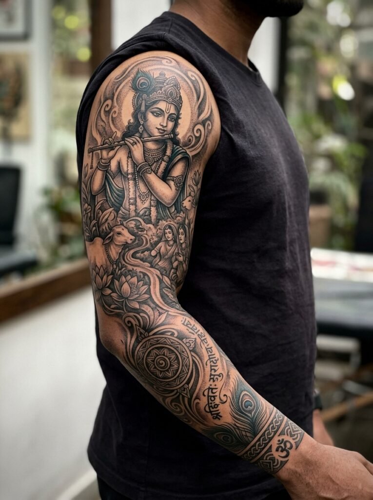Krishna Arm Artwork