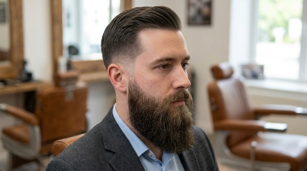 low taper long beard