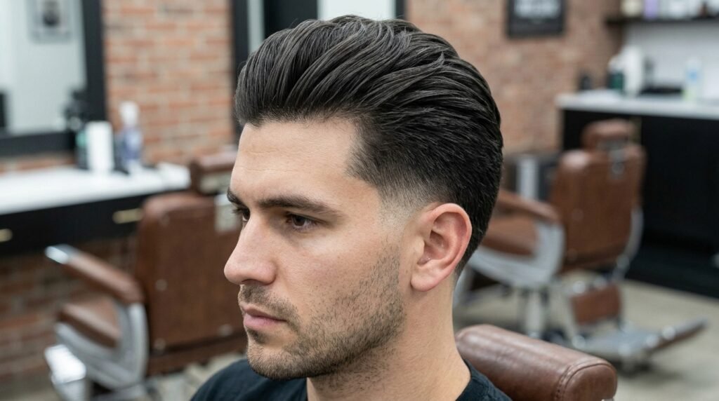 burst fade slick back