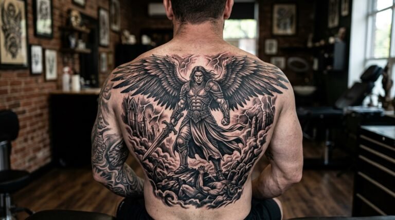 Tattoo Ideas for Men Angel