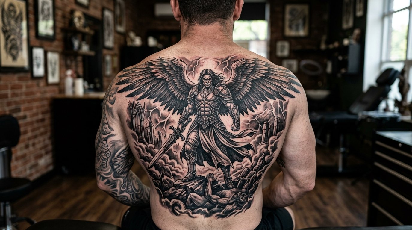 Tattoo Ideas for Men Angel