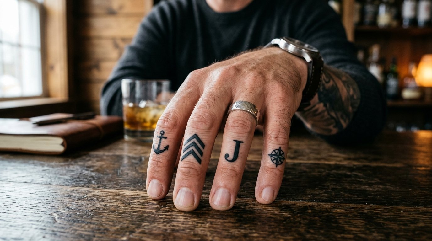 tattoo ideas for men finger