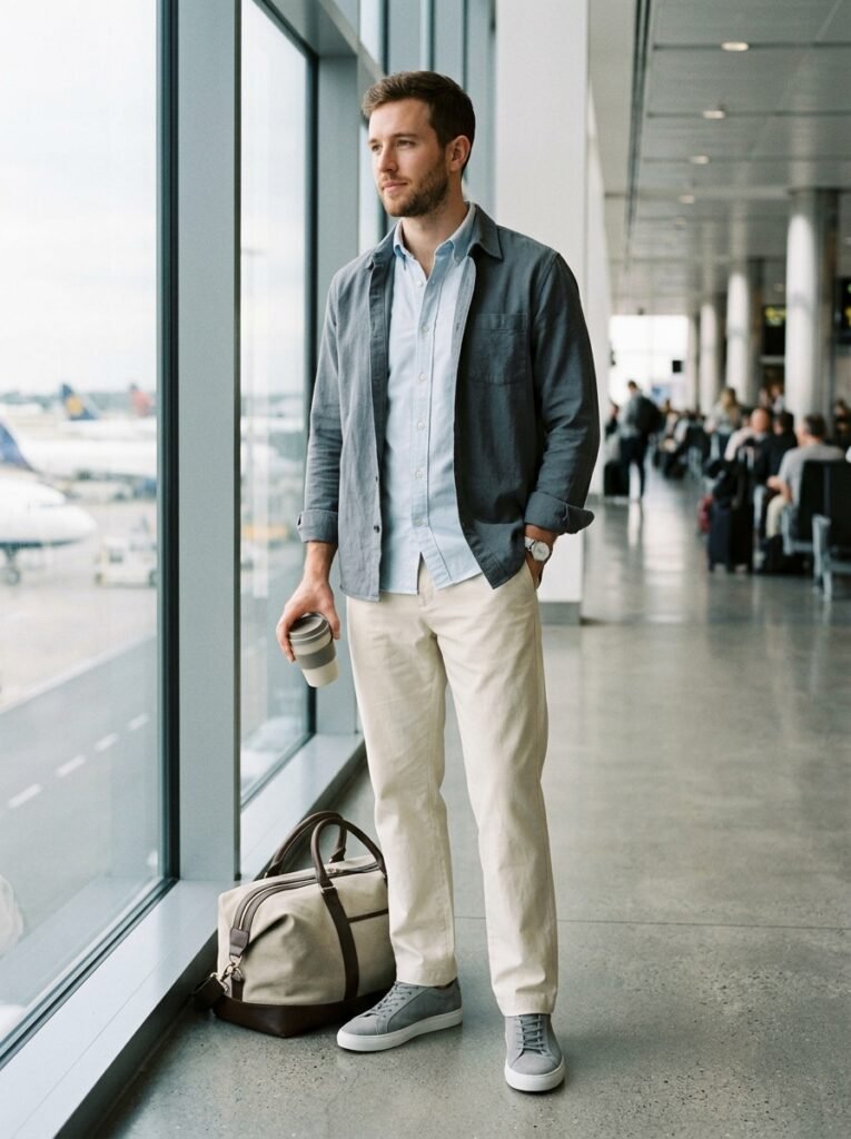 layered outfit men