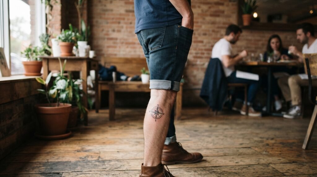 Simple Leg Tattoo