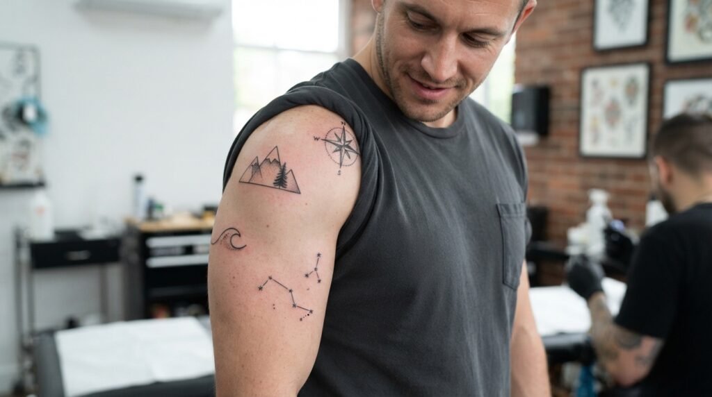 Simple Sleeve Tattoo