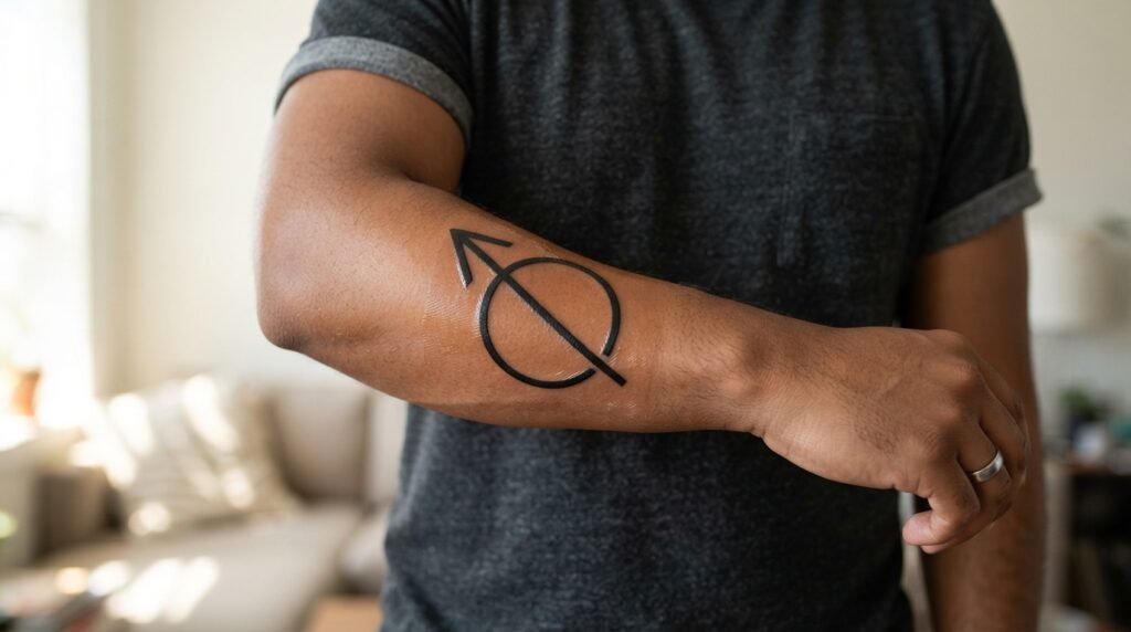Blackwork Simple Tattoo
