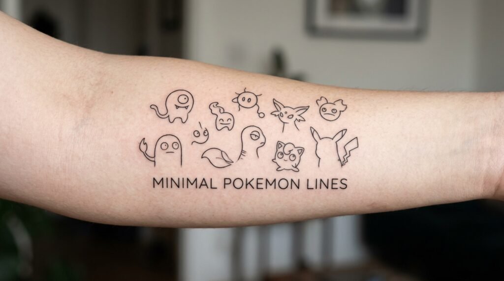 Minimal Pokemon Lines