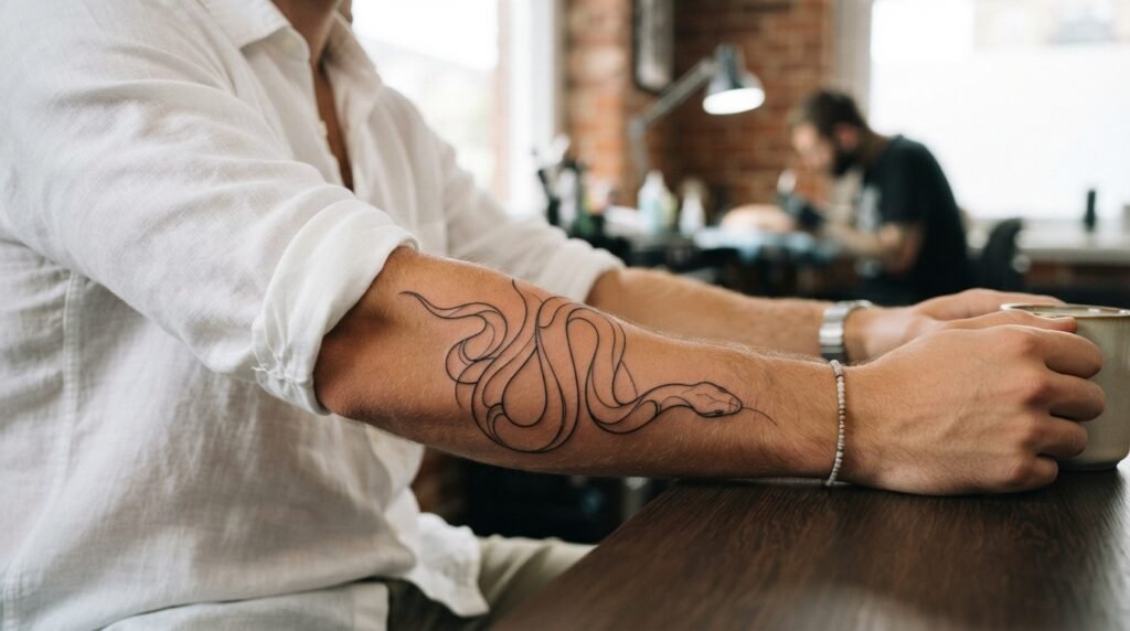 Snake Sleeve Starter Tattoo