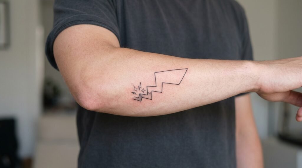 Minimalist Pokemon Tattoo