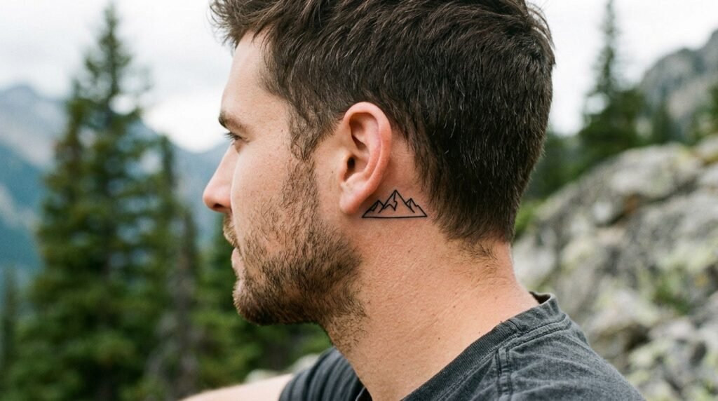 Mountain Outline Tattoo