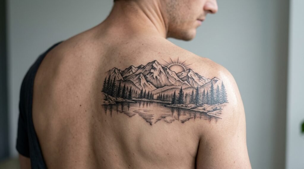 Mountain Shoulder Blade
