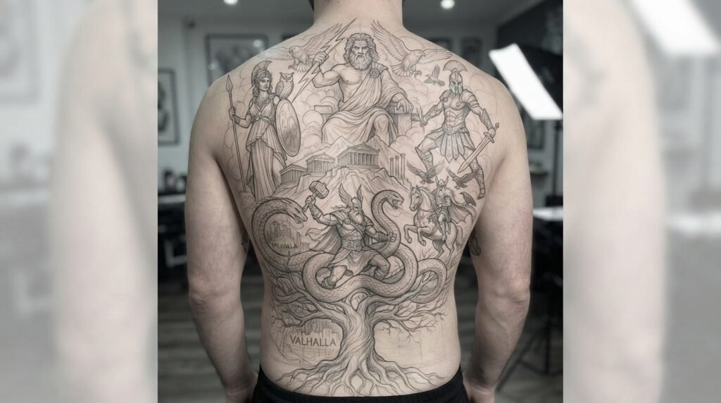 Mythology Back Sketch