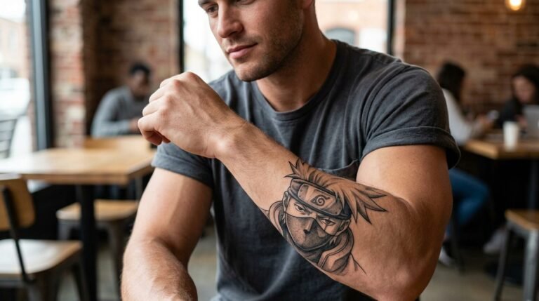 Naruto tattoo for men