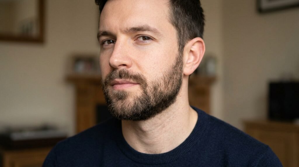 natural short boxed beard