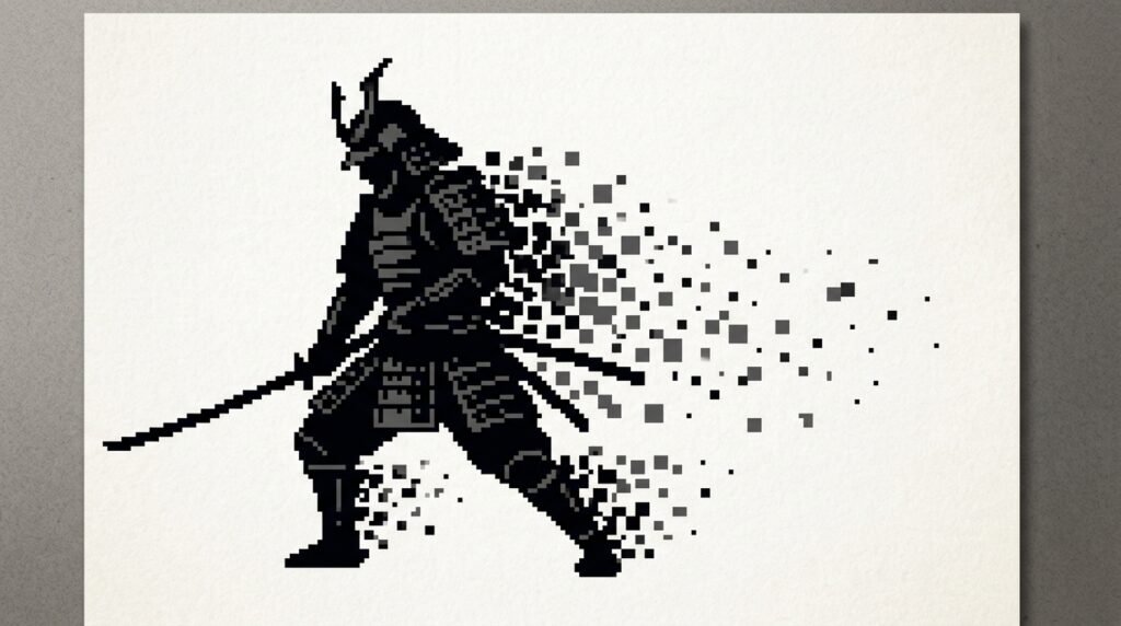 Pixel Samurai Tattoo