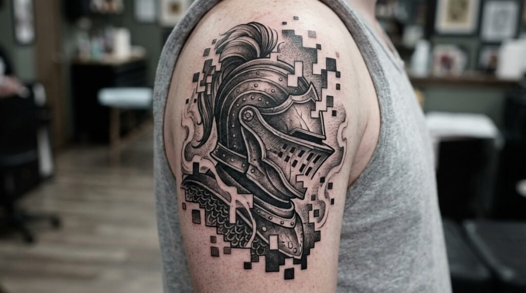 Gaming Armor Tattoo