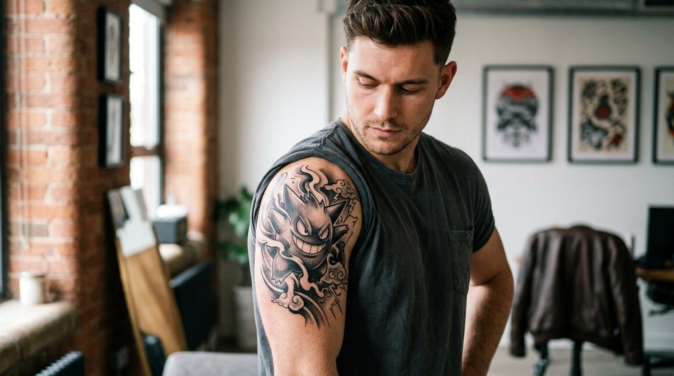pokemon tattoo for men