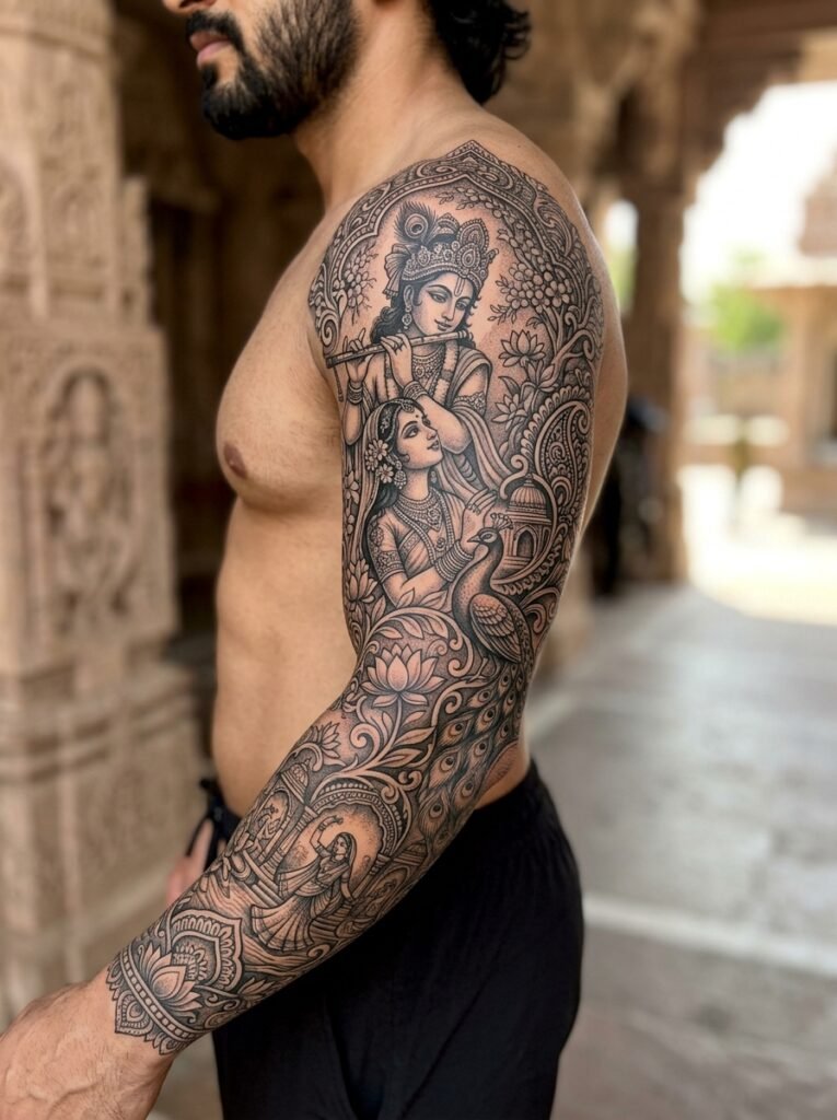 Radha Krishna Sleeve