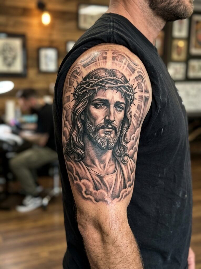 Realistic Jesus Portrait
