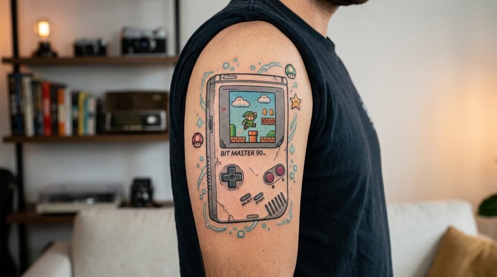 Retro Console Tattoo