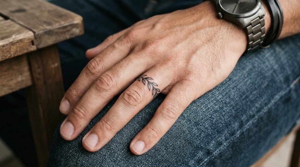 Laurel Ring Tattoo