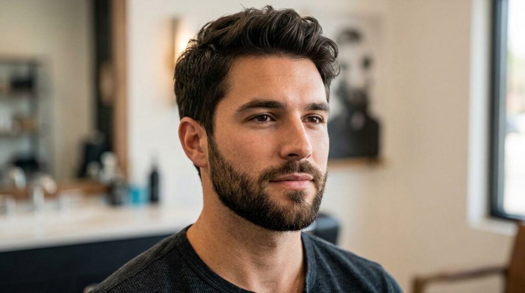 short boxed beard oval face