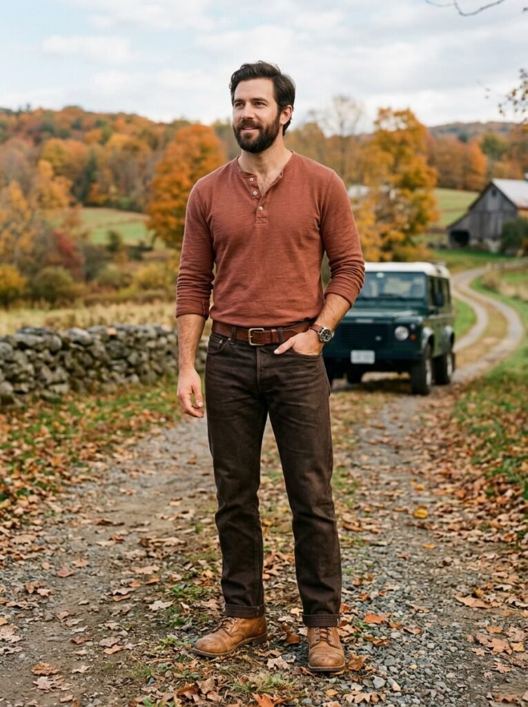 rugged classy men outfit